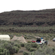 The Paisley Caves outcrop as seen from the base camp.